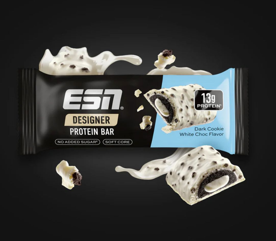 Designer Protein Bar Dark Cookie White Chocolate