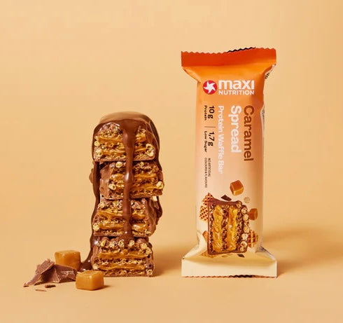 Maxi Nutrition Caramel Spread Protein Waffle Bar