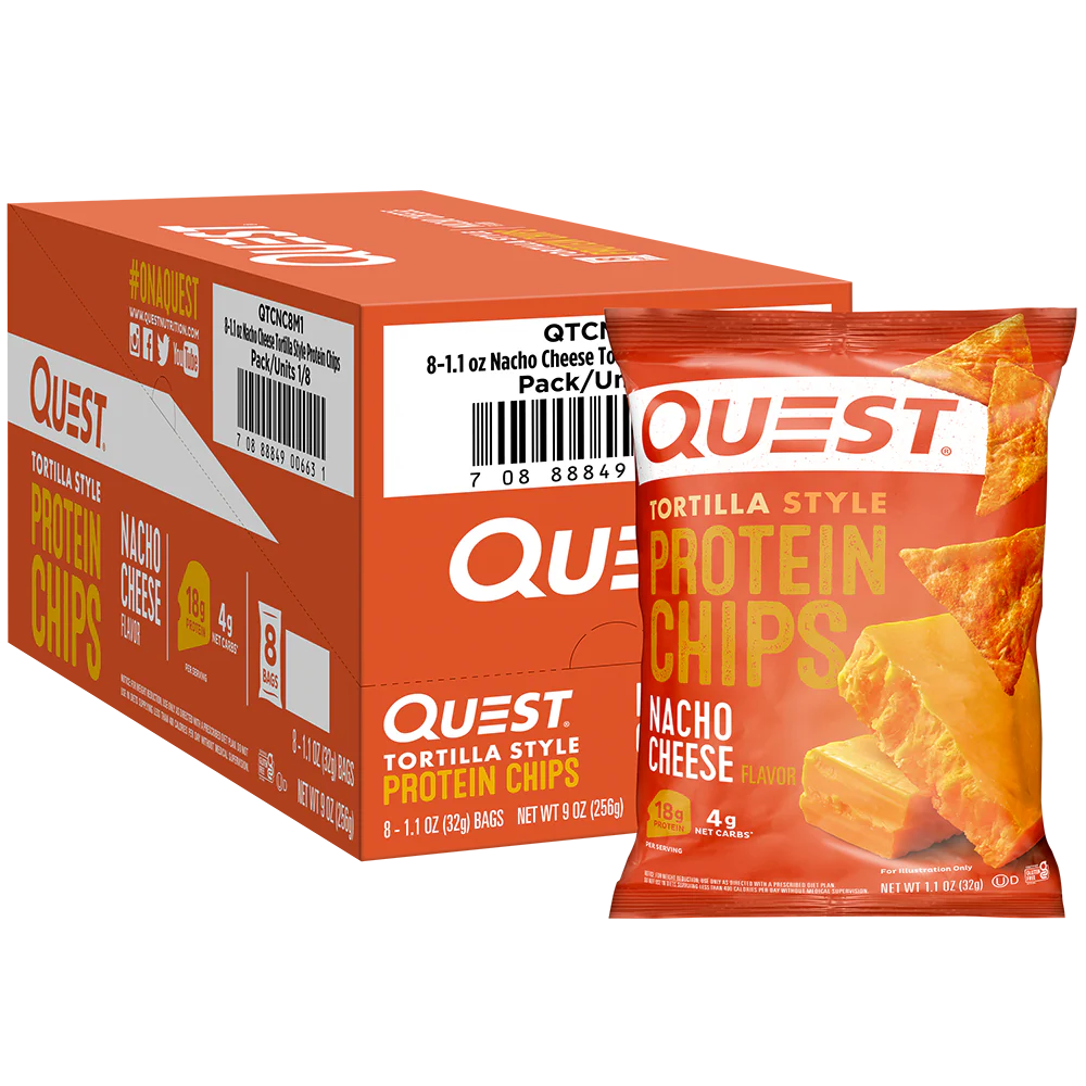 Quest Protein Chips Nacho Cheese Tortilla