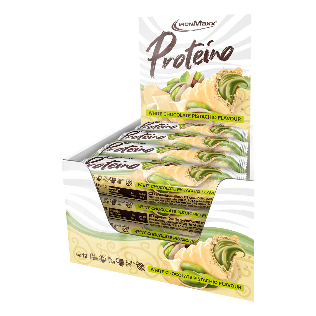Ironmaxx Proteino White Chocolate Pistachio Bar