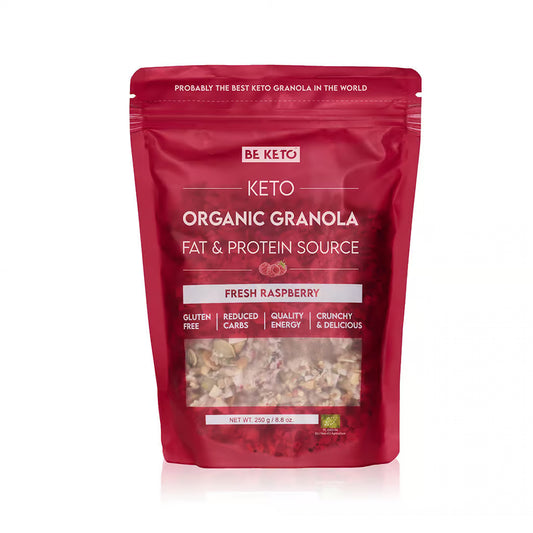 Keto Organic Granola – Fresh Raspberry