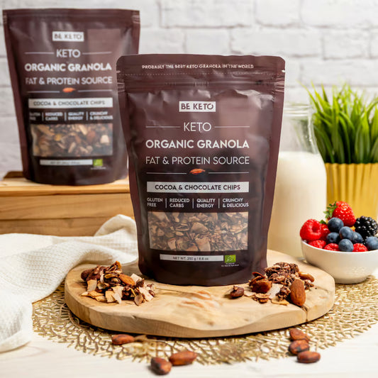 Keto Organic Granola – Cocoa & Chocolate Chips