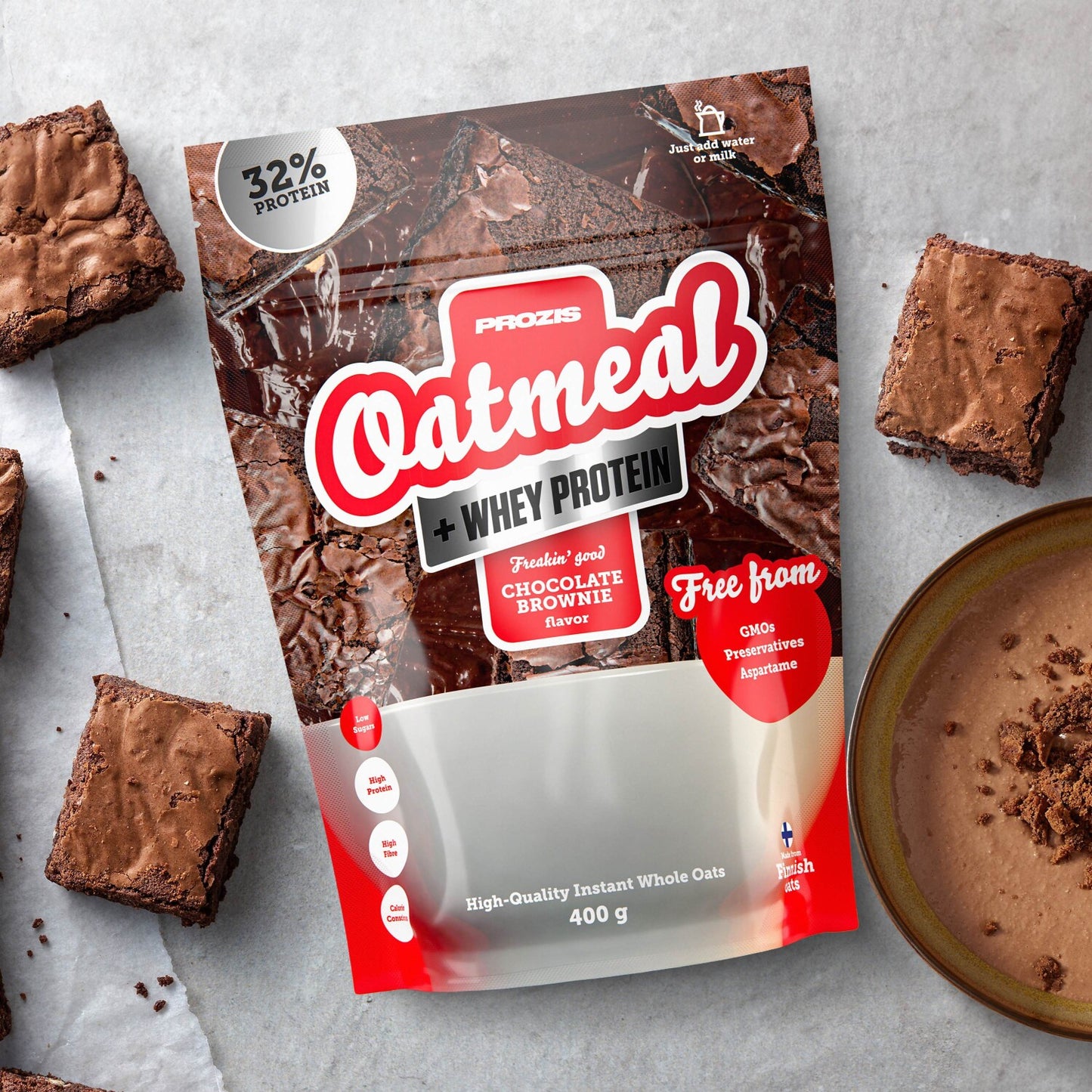 Prozis Oatmeal Whey Chocolate Brownie