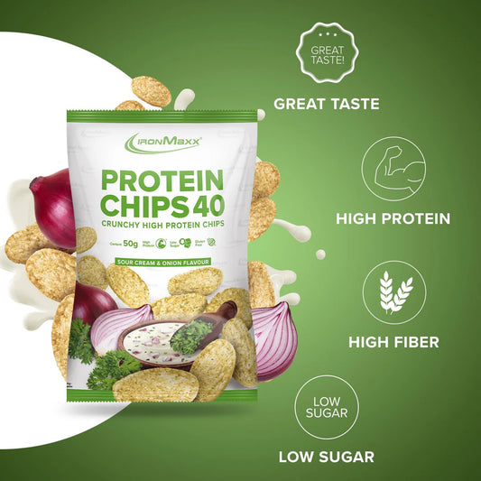 Ironnmaxx Protein Chips Sour Cream & Onion