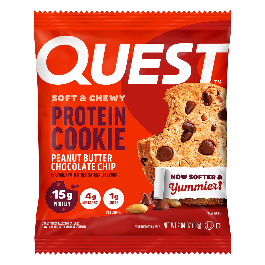 Quest Peanut Butter Chocolate Chip Cookie