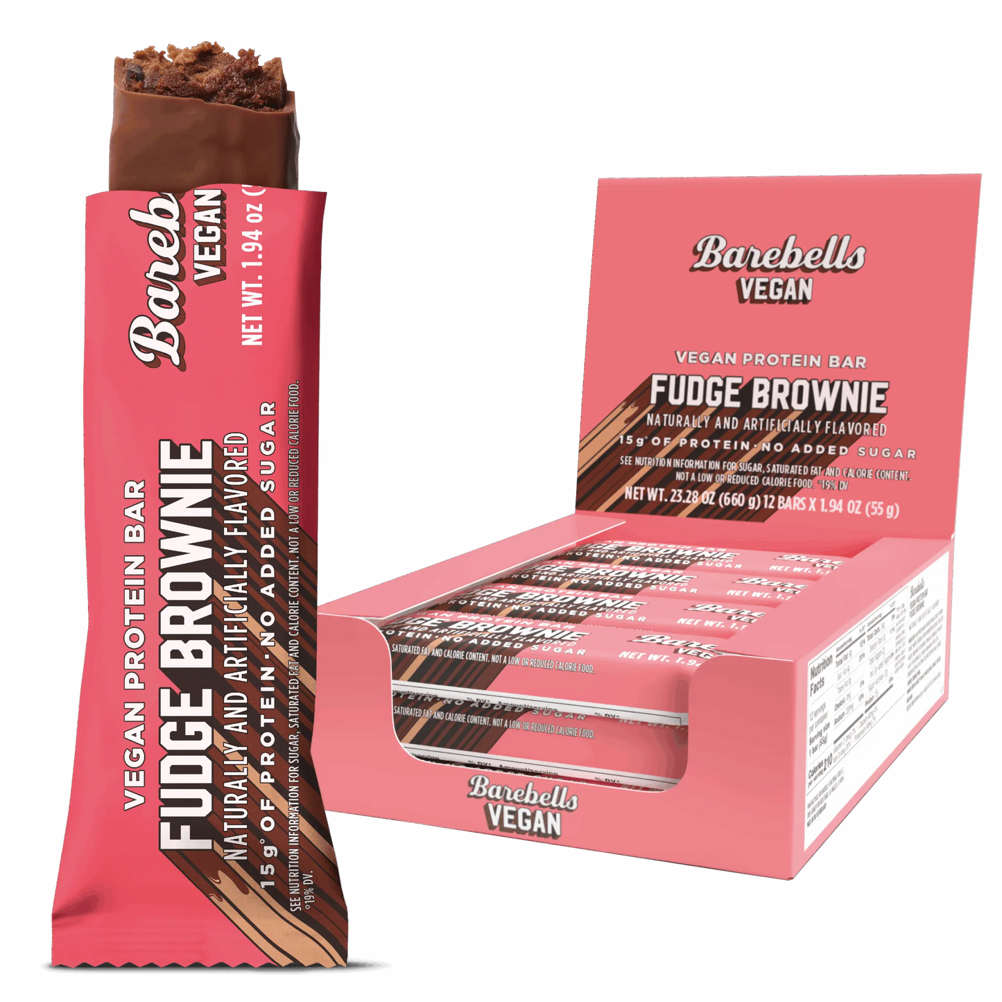 Barebells Vegan Fudge Brownie Protein Bar