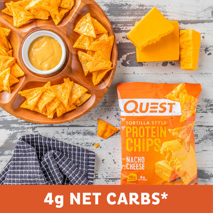 Quest Protein Chips Nacho Cheese Tortilla