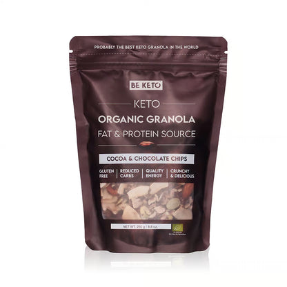 Keto Organic Granola – Cocoa & Chocolate Chips