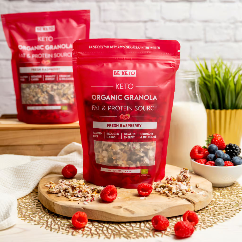 Keto Organic Granola – Fresh Raspberry
