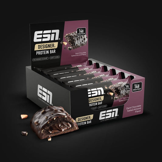 ESN Dark Chocolate Salted Almond Protein Bar