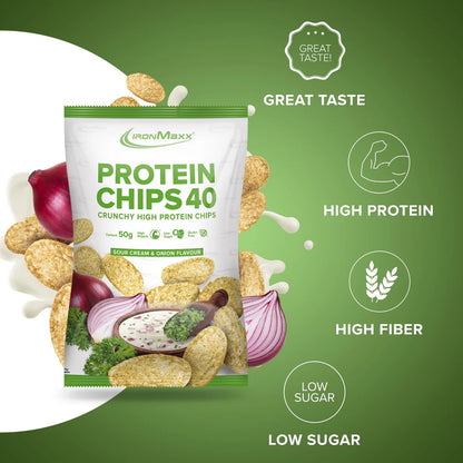 Ironnmaxx Protein Chips Sour Cream & Onion