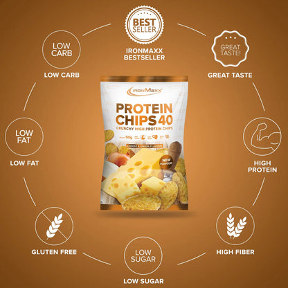 Ironnmaxx Protein Chips Cheese & Onion