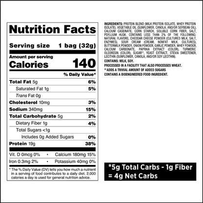 Quest Protein Chips Cheddar & Sour Cream