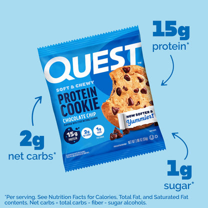 Quest Chocolate Chip Protein Cookie
