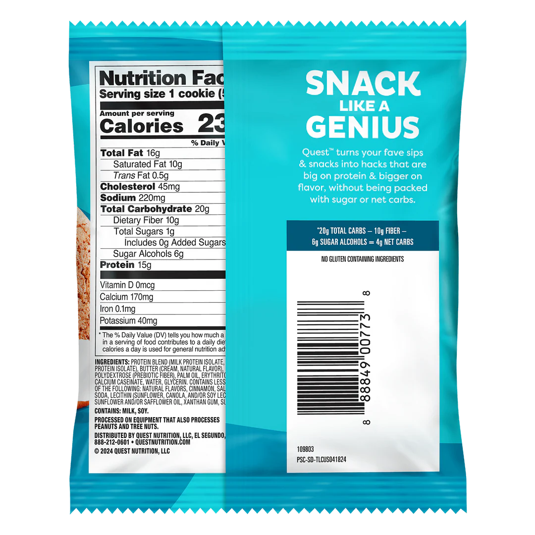 Quest Snickerdoodle Protein Cookie