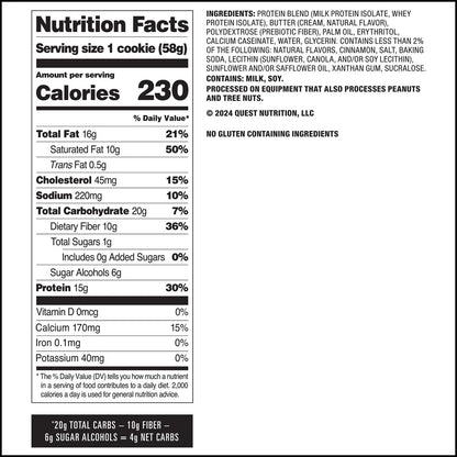 Quest Snickerdoodle Protein Cookie