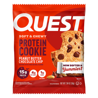 Quest Peanut Butter Chocolate Chip Cookie