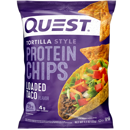 Quest Protein Tortilla Chips Loaded Taco