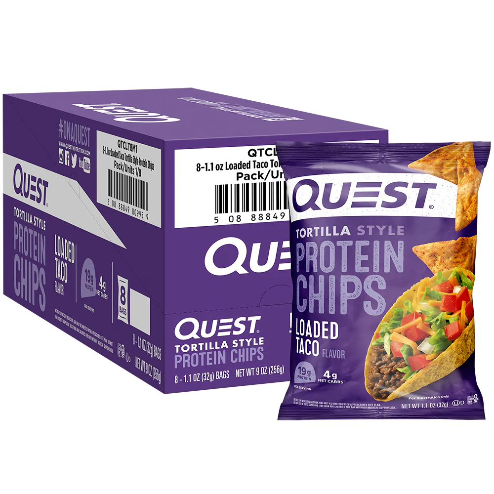 Quest Protein Tortilla Chips Loaded Taco