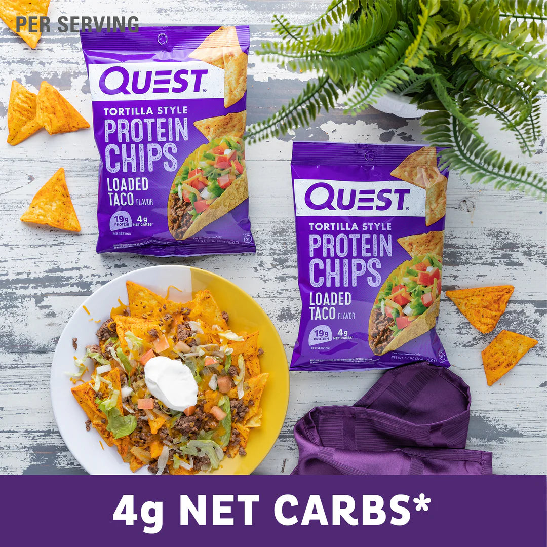 Quest Protein Tortilla Chips Loaded Taco
